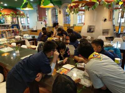 1100224童軍第一次團集會（蒙古包帳篷搭建+戲劇表演劇本創作）
